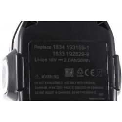 akumulátor pro Makita Power-Line 6347DWDE vč. nabíječky 2000mAh__4