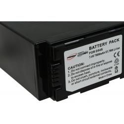 akumulátor pro Panasonic AG-DVC180A / AG-DVC30 / Typ D54S-H / Typ CGA-D54 7800mAh__2