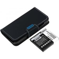 akumulátor pro Samsung GT-I9500 / Typ B600BE 5200mAh s Flip-Cover