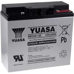 akumulátor pro solární systémy výtahy 12V 22Ah hluboký cyklus - YUASA originál