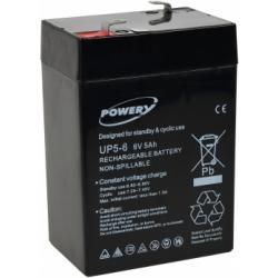 akumulátor pro výtahy UPS 6V 5Ah (nahrazuje 4Ah 4,5Ah) - Powery