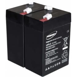 Akumulátor typ Panasonic LC-R064R5P 6V 5Ah (nahrazuje 4Ah 4,5Ah) - Powery