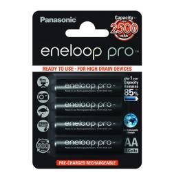 Baterie typ BK-3HCDE/4BE 2500mAh 4ks v balení - Panasonic eneloop pro originál