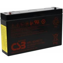 CSB Hochstrom olověná baterie HRL 634W 6V 8,2Ah originál