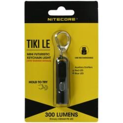 klíčenka-svítidlo Nitecore TIKI LE - 300 Lumen, s Micro-USB Port schwarz originál__3