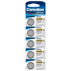 knoflíková baterie CR2025 5ks v balení - Camelion