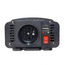 Měnič napětí Geti GPI 312 12V/230V 300W USB__1