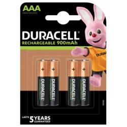 Nabíjecí baterie AAA mikro aku 900mAh 4ks v balení - Duracell Duralock Recharge Ultra originál