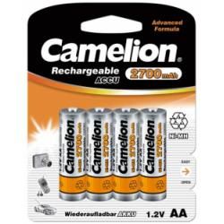Nabíjecí tužková baterie AA HR6 2700mAh NiMH 4ks v baleníung - Camelion originál