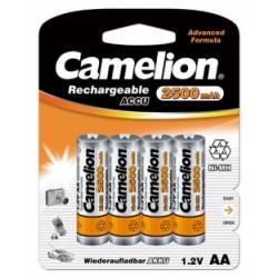 Nabíjecí tužkové AA baterie HR6 2500mAh 4ks v balení - Camelion