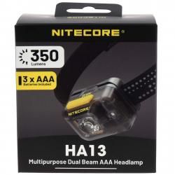 Nitecore HA13 LED Kopflampe, Stirnlampe, Headlamp, max. 350 Lumen originál