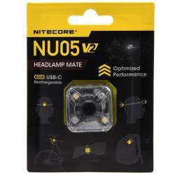 Nitecore NU05 V2 Mini LED Signal-Leuchte, Outdoor svítidlo, Stirnlampe, USB C originál