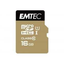 Paměťová karta EMTEC microSDHC 16GB blistr Gold+ Class 10 UHS-I__1