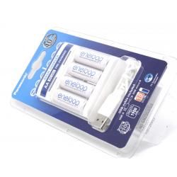 USB nabíječka Panasonic eneloop BQ-CC61USB vč. 4x AA eneloop aku 1,9Ah & Micro USB kabel originál__1